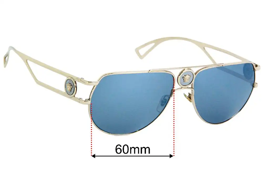 morphose ジャンスカ Versace MOD 2225 60mm Replacement Lenses